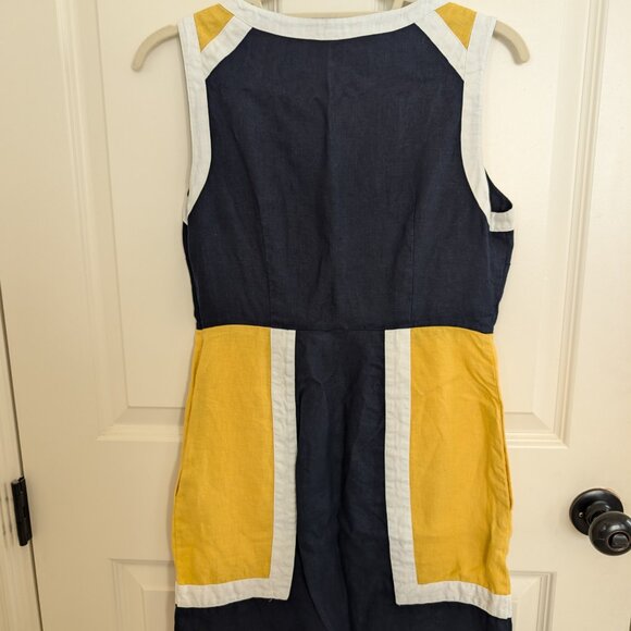 Boden linen sheath dress (with pockets!), size 2 - Picture 2 of 5